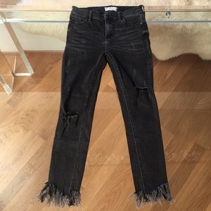 Black Free People Jeans